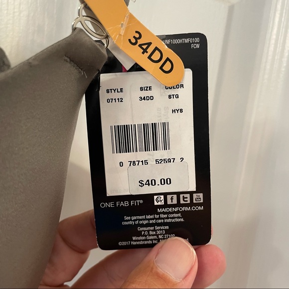 NWT Maidenform Extra Coverage T-Back Bra 34DD @ - Picture 5 of 6